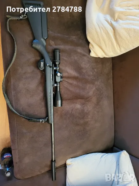Ruger American 17 hmr +супресор + оптика, снимка 1