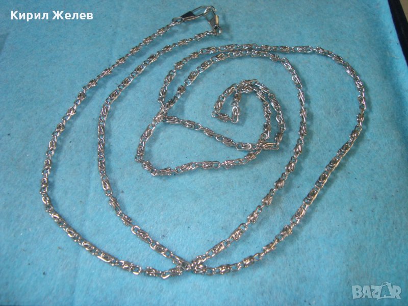 ЛЪСКАВА СТОМАНЕНА ВЕРИЖКА за ДАМСКА ЧАНТИЧКА ВИНТИДЖ ПЛЕТКА подходяща и за КЮСТЕК 10201, снимка 1