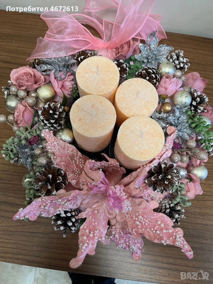 Коледни Венци , коледни кошници, коледни декорации, снимка 1