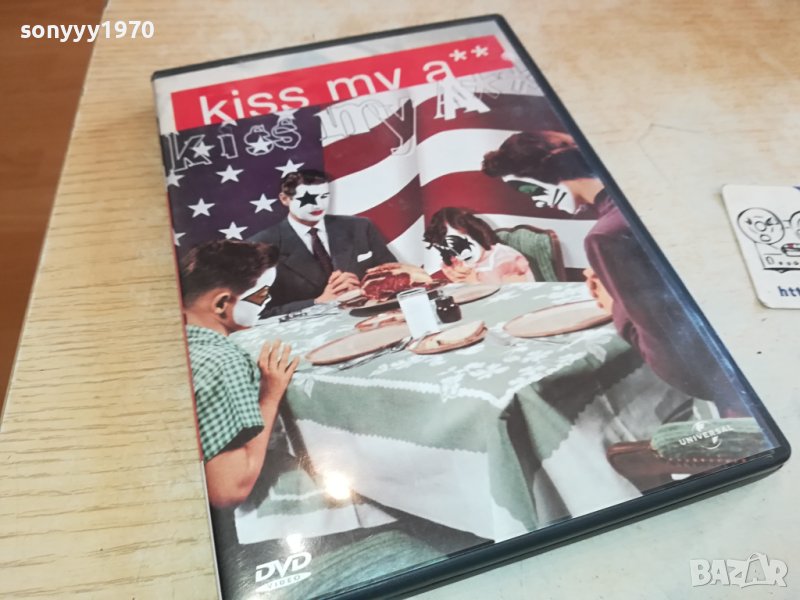 KISS-KISS MY ASS ORIGINAL DVD-MADE IN ITALY 1802241426, снимка 1