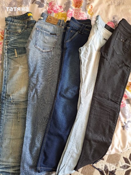 Дамски дънки 5 бр, снимка 1