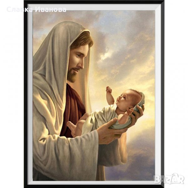 Диамантен гоблен за изработка - частична мозайка 40*30, снимка 1