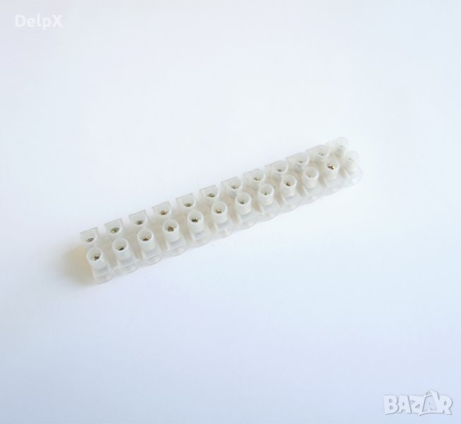 Лустер клема 3A 380V прозрачна 12pin 2,5mm2, снимка 1