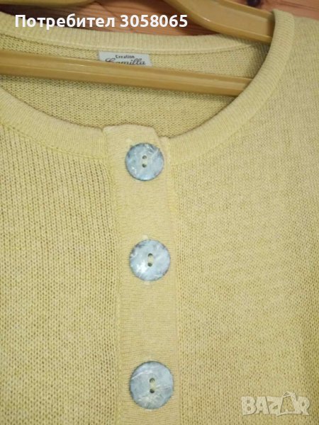 жълта лятна блуза с къси ръкави размер XL , снимка 1