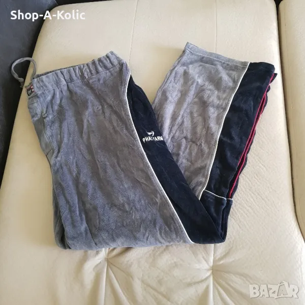 Vintage Rare PHAT FARM LoungeWear Collection Velour Baggy Sweatpants, снимка 1