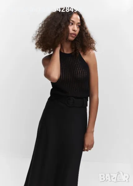 MANGO Плетен топ, снимка 1