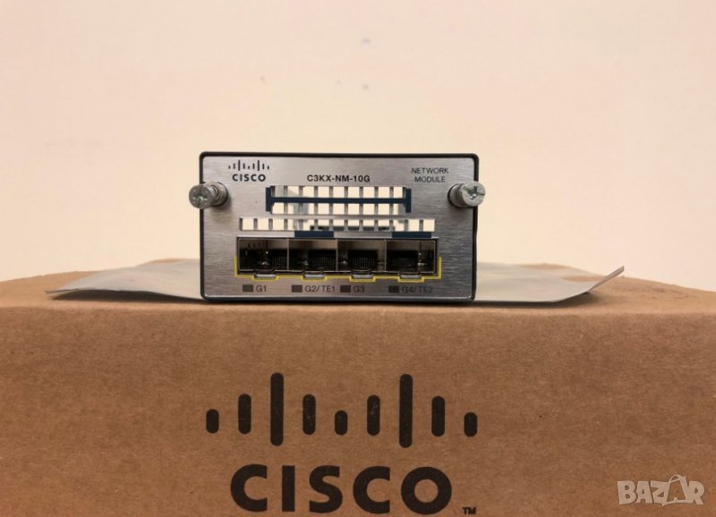 Cisco C3KX-NM-10G 4xSFP Network Switch Module Catalyst 3560-X 3750-X, снимка 1