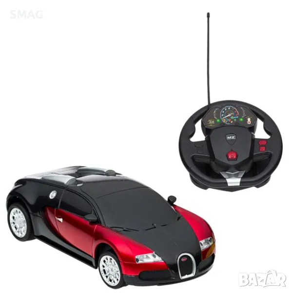 RC кола Buggati Veyron 16.4 Grand Sport Red с волан S_1207014, снимка 1