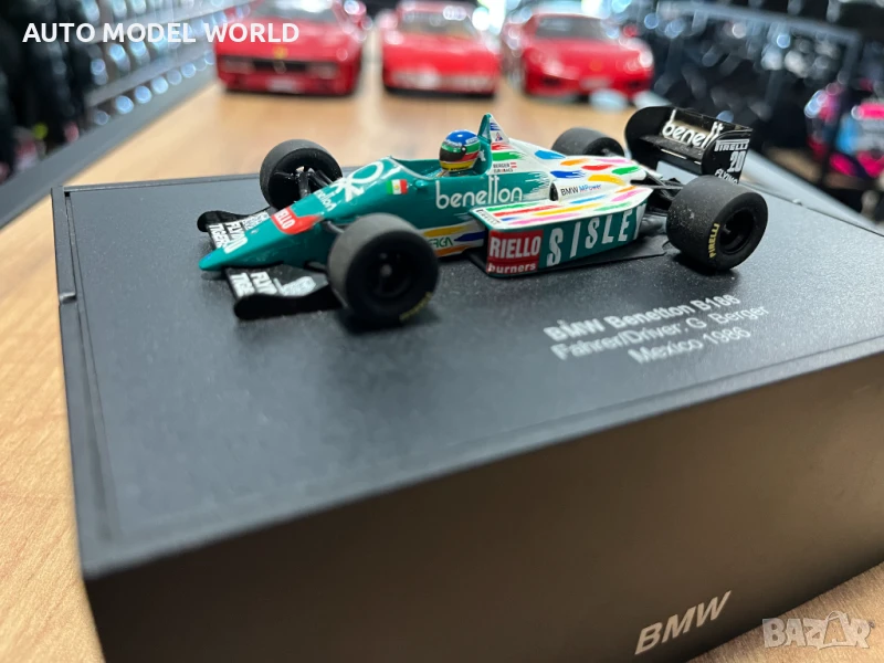 Колекционерски модел количкa BMW BENETTON F1 1986 Dealer edition 1:43, снимка 1