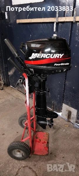 Извънбордов двигател MERCURY 4Hp, снимка 1