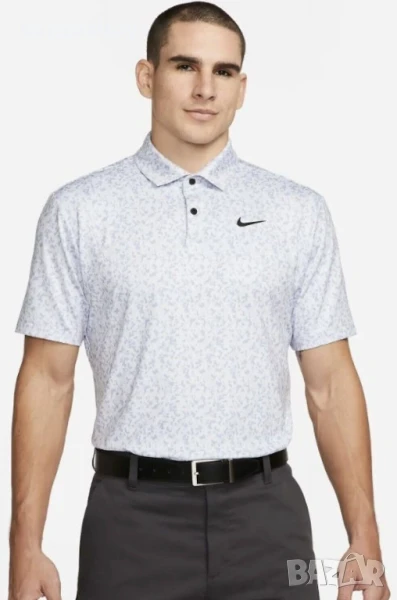 Nike Dri-FIT Tour Camo Golf Polo Purple - страхотна мъжка тениска КАТО НОВА ХЛ, снимка 1