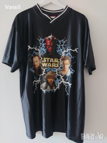 star wars original T-shirt оригинална тениска и филм на blu ray, снимка 1