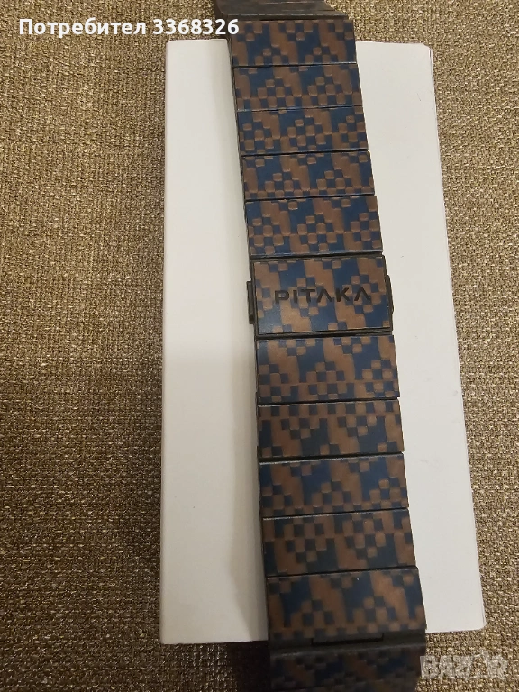 PITAKA Carbon верижка , стойка и Airtag , снимка 1