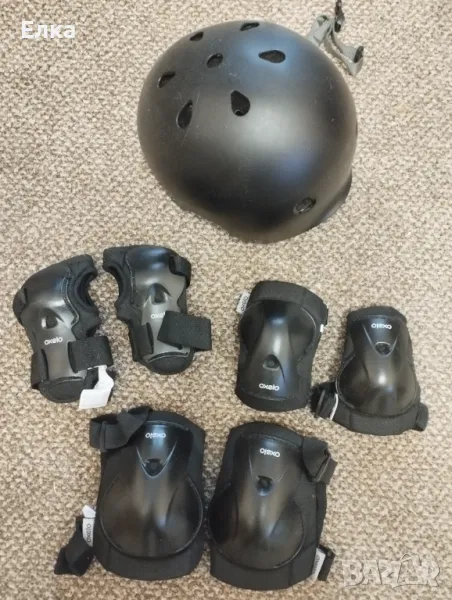 Наколенки+ налакътници+каска , снимка 1