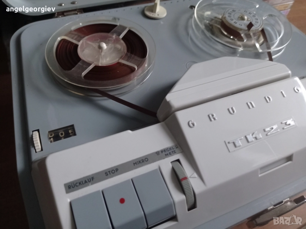 Лампов магнитофон Grundig TK23. 1961г. , снимка 1