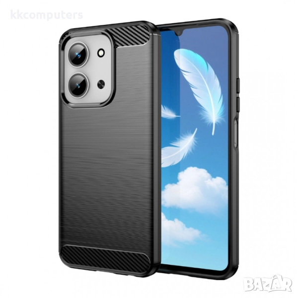 WANLONFENG LS Удароустойчив TPU Калъф с Протектор за Xiaomi Redmi 15C 5G / 4G / Poco C85 4G - Черен,, снимка 1