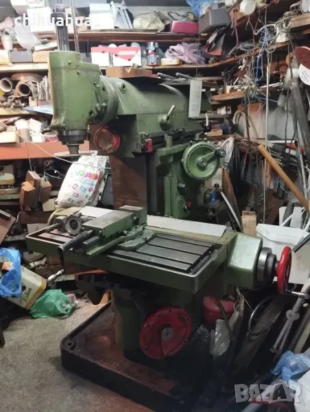 Фреза - немска инструментална / универсална с пълно оборудване + въртяща маса и делителен апарат+++, снимка 1
