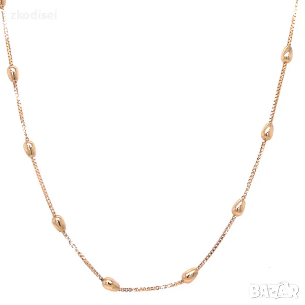 Златно колие 5,46гр. 44см. 14кр. проба:585 модел:29355-6, снимка 1