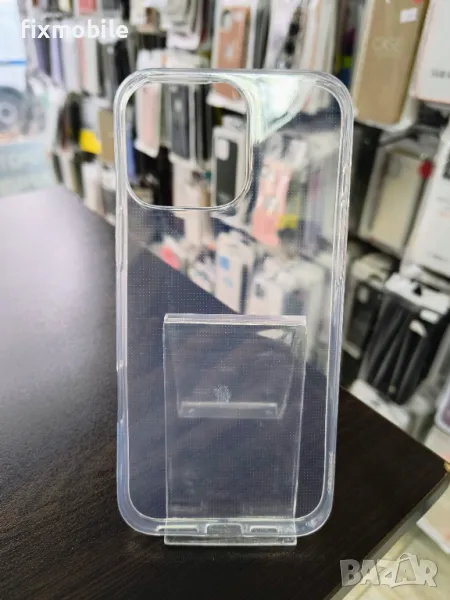 Apple iPhone 16 Pro Max Прозрачен силиконов гръб/кейс, снимка 1