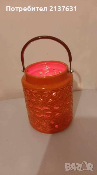 НОВИ  ! КЕРАМИЧНИ СВЕЩНИЦИ с МЕТАЛНА ДРЪЖКА , снимка 1