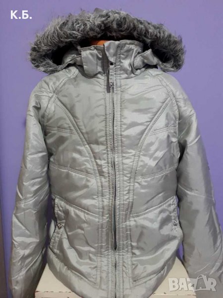 Сребристо яке р-р 116/122, снимка 1