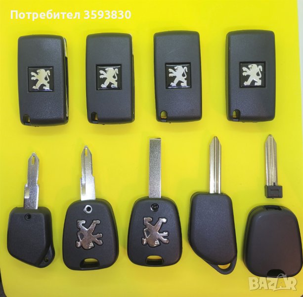 Кутийка за ключ за Пежо, снимка 1