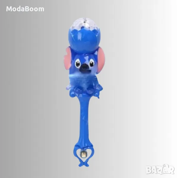 Детски жезъл, с музика и светлини, Stitch, снимка 1