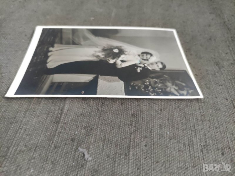 Продавам Стара снимка Марги и Жоро сватба 1942, снимка 1