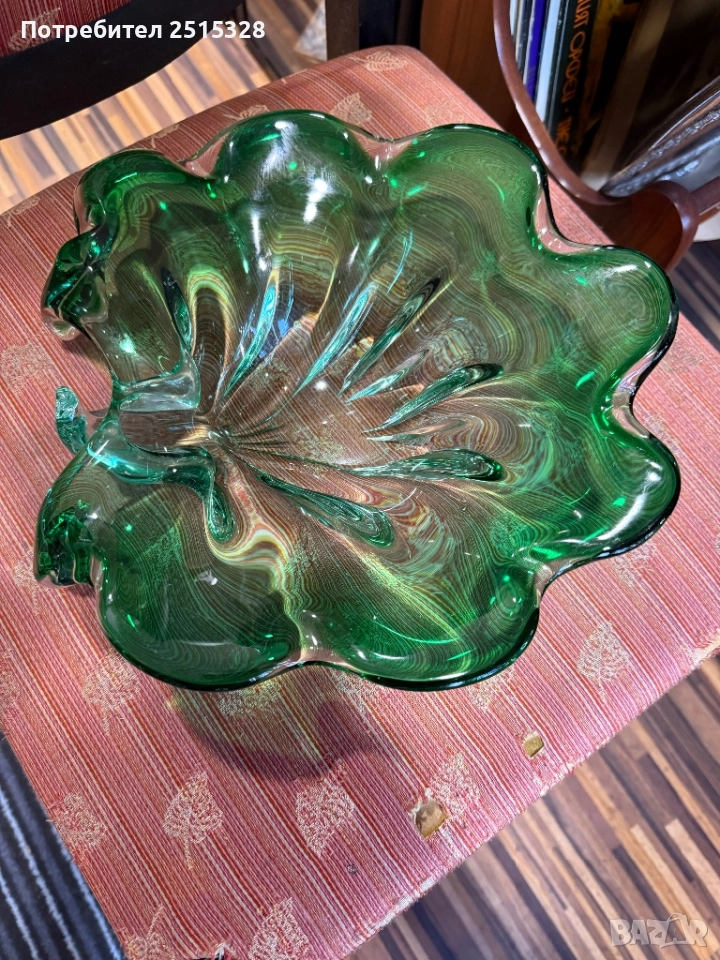 голяма масивна купа мурано, снимка 1