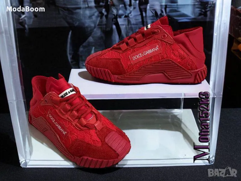 Dolce & Gabbana естествен велур дамски маратонки , снимка 1