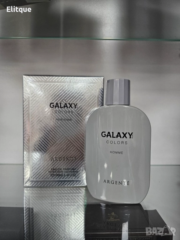 GALAXY PLUS Colors Argente Homme Eau de Parfum for Men, 100 ml, снимка 1