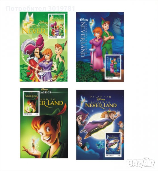Чисти блокове Анимация Дисни Питър Пан: Завръщане в Невърленд 2022 от Тонго, снимка 1