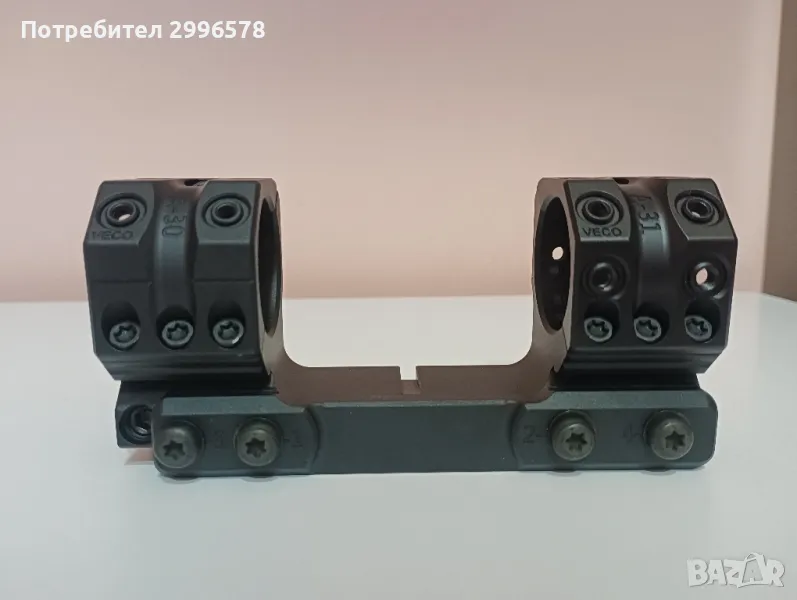 Spuhr Спур 30мм моноблок ( монтаж пикатини рингове оптика карабина ), снимка 1