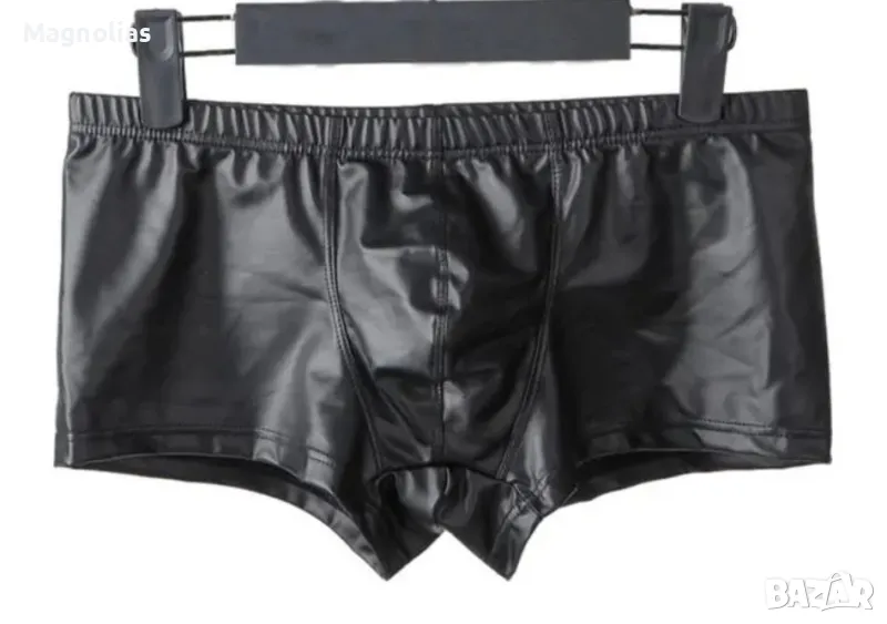 Секси  Мъжки  Боксерки  PU  Изкуствена кожа , снимка 1