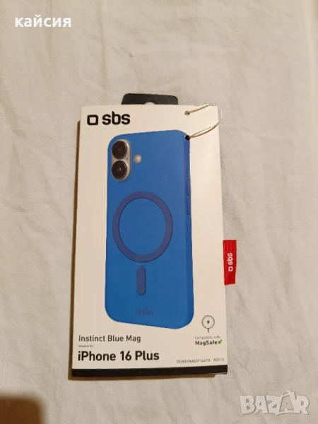 Оригинален калъф за iPhone 16 plus,SBS-blue , снимка 1