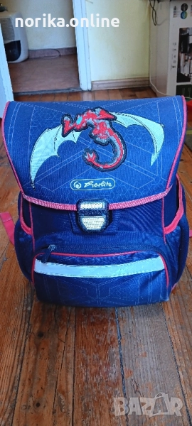 Ученическа раница Herlitz LOOP robo dragon-от 1 до 4 клас, много лека., снимка 1