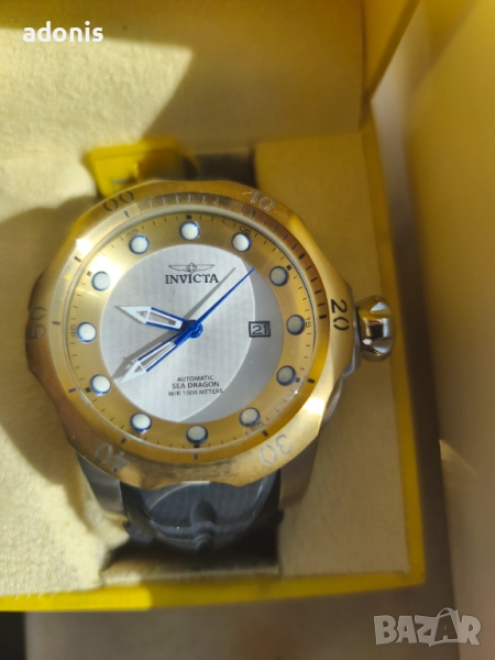 Original autentic INVICTA AUTOMATIC MECHANICAL WATCH, Seiko nh35. Автоматичен механичен часовник Инв, снимка 1