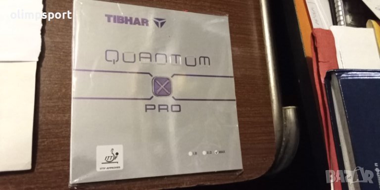 гума за тенис на маса Tibhar quantum x pro нова гладка нападателна гума от ново поколение мах дебели, снимка 1