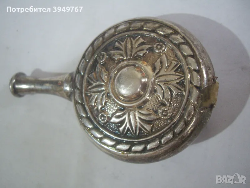 Старо масивно малко шишенце., снимка 1