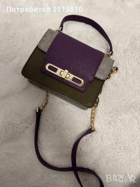 Дамска елегантна чанта с подвижна дръжка , снимка 1