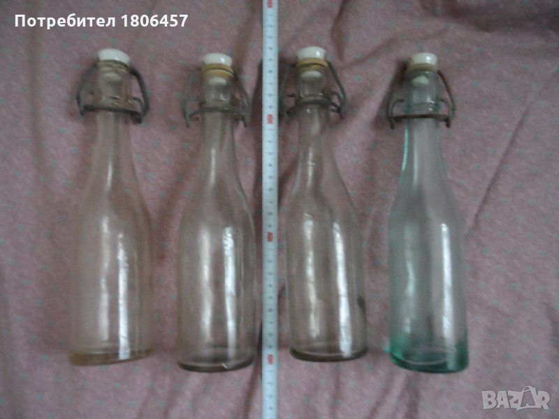 стари стъклени бутилки, снимка 1