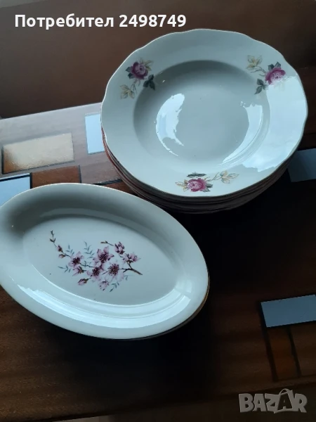 Чинии порцеланови, българско производство, НОВИ, снимка 1