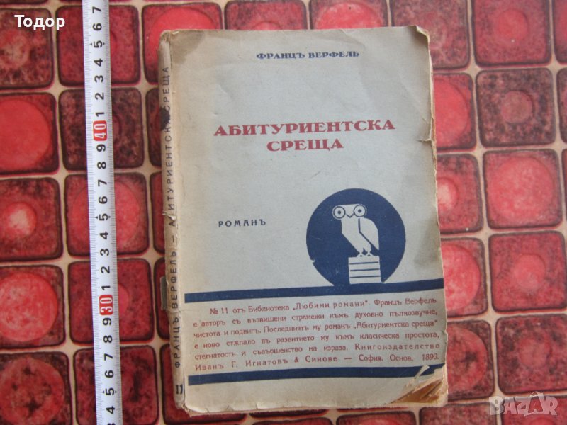 Стара книга 1890 , снимка 1