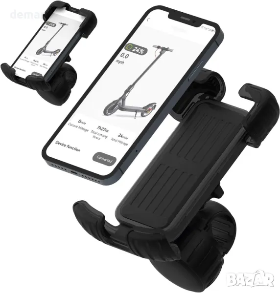 Стойка за мобилен телефон INVANTI за смартфони 4.7''-7'', велосипед/мотоциклет, снимка 1