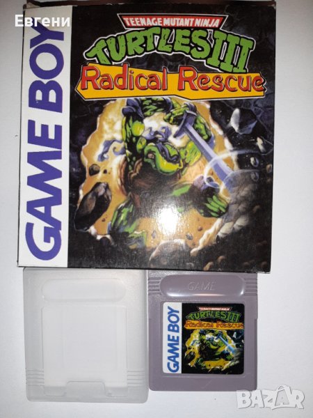 Turtles III Redical rescue DS lite Игри за Нинтендо Game boy advance Game boy color, снимка 1