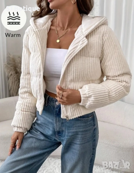 🌸 Елегантно Дамско Яке с Качулка – STBoutique 🌸, снимка 1