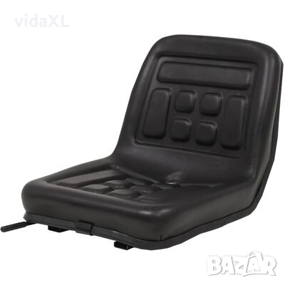 vidaXL Универсална седалка за трактор, черна（SKU:142317, снимка 1