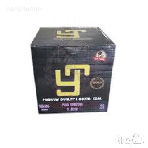 Въглени YT Gold 64бр 1кг за наргиле, снимка 1