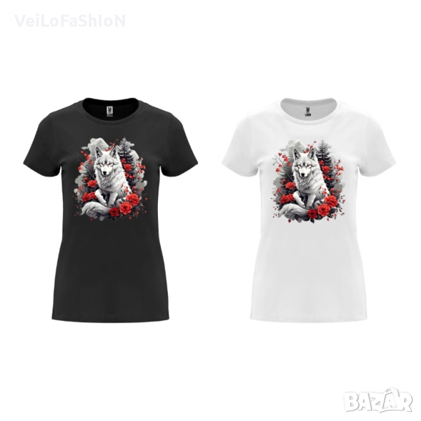 Нова дамска тениска с Вълк - Вълчица, снимка 1