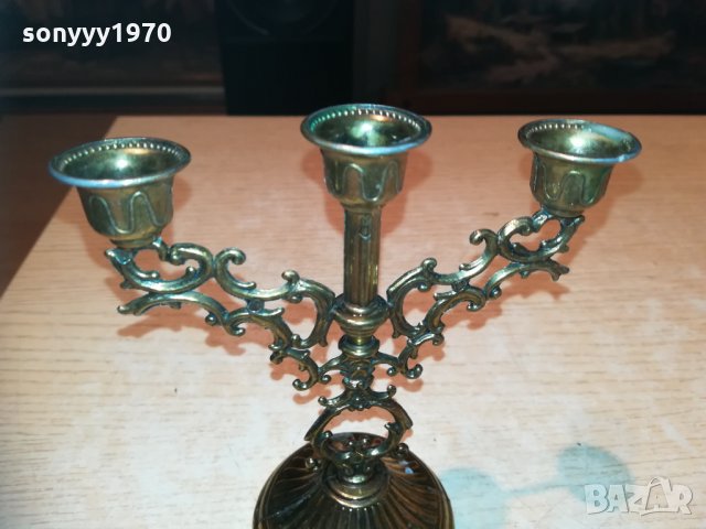 кокетен свещник мед/месинг 0912202029, снимка 7 - Колекции - 31069339